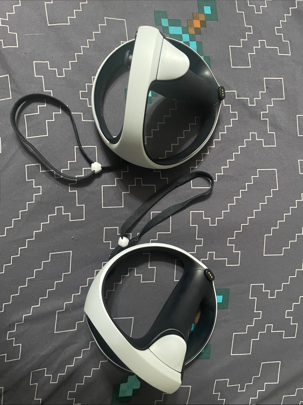 VR Controller Pair in White and Black